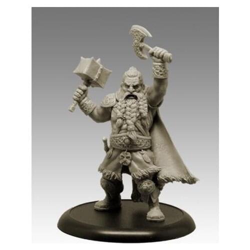 1/32 54MM DROGNIL warrior with axe WITHOUT BASE Resin Model Miniature figure Unassembly Unpainted