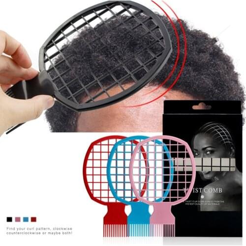 1Pcs Hairdressing Twist Wave Curly Hair Comb Professional Salon Barber Mesh Sponge Tin Foil Hot Brush Hairdressing Tool