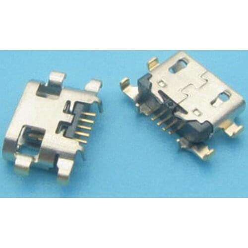 100pcs Micro mini USB jack socket charging Port Dock replacement Connector For Lenovo Vibe A7020 K52t38 K52e78 K5 Note