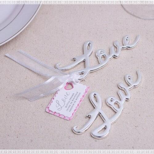 80pcs Gold and Silver LOVE Beer Bottle Opener Wedding Favors Gifts Birthday Party Decoration+DHL Free Shipping