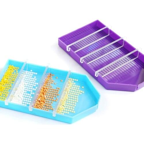 Diamond Painting Tweezers Diamond Plate Handwork Square Rhinestone Tray Tools