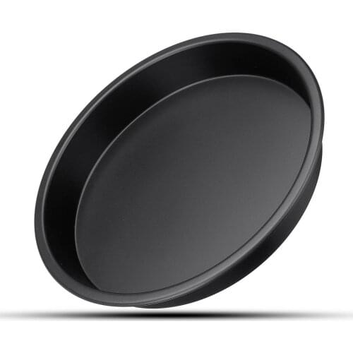 1Pcs 7 inch Non-Stick Pizza Pan Bakeware Carbon Steel Pizza Plate Round Deep Dish Tray Mold Mould Baking Tools For Air Fryer