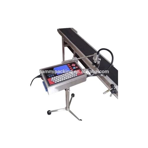 Automatic inkjet printing machine date coder batch printer carton coding machine with conveyor
