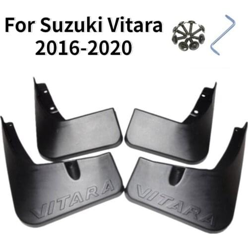 4pcs Front Rear Fender For Suzuki Vitara 2016-2020 Mud Flap Guard splash Mudguard Fenders Mudflaps car accessories Auto Styling