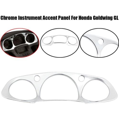 Motorcycle Chrome Instrument Panel Bezel Accent Trim For Honda Goldwing GL 1800 Speedometer Gauge Guard Protector Frame Cover