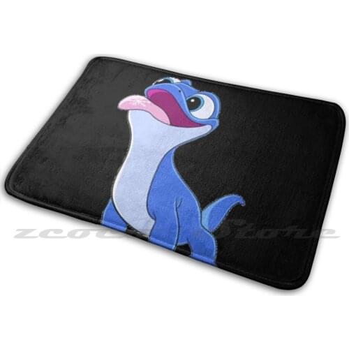 Bruni Carpet Rug Non-Slip Water Absorb Door Mat Bruni 2 Elsa Anna Olaf Salamander Lizard Colorful Color Cute Pretty Tumblr