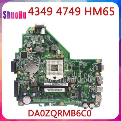 KEFU DA0ZQRMB6C0 For Acer Aspire 4349 4749 Motherboard HM65 MBRR406001 100% Tested Original Mianboard DDR3 HM76 Inspiron Intel