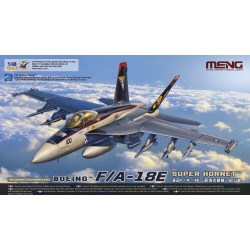 MENG LS-012 1/48 BOEING F/A-18E SUPER HORNET LUDODACTYLUS SERIES Plastic Model