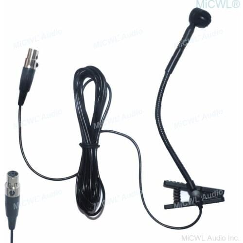 Instrument Musical Condenser Microphone Cardioid TA4F 4Pin Connector For Shure Wireless System and Mixer Sound Console