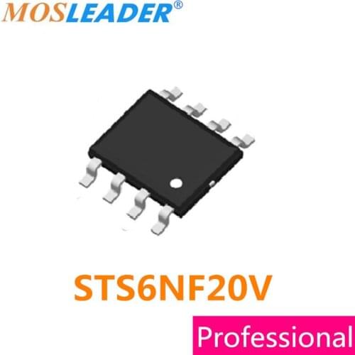 Mosleader STS6NF20V SOP8 100PCS 1000PCS N-Channel 20V 6A STS6NF20 Made in China High quality