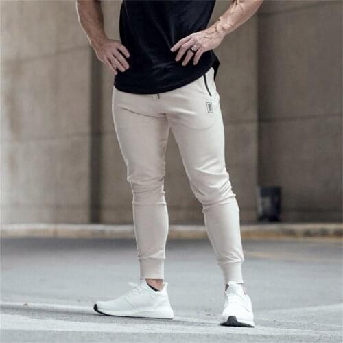 2021 Autumn Pants Men Joggers Sweatpants Sport Trousers Mens Casual Fitness Streetwear Fashion Printed Muscle Running Mens Pant