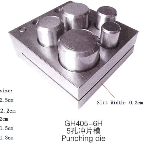 Round Disc Cutter Set 5 Sizes /7 Size Cut Circular Metal Discs for for Cutting Disc Metal Craft Jeweler Tools