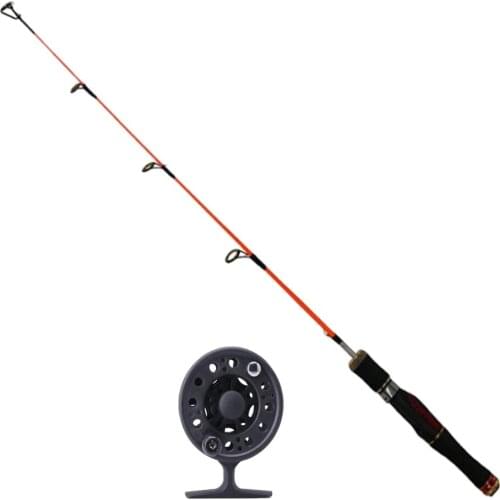 1 Set Winter Fishing Rod Kit High Foot Ice Pole Rod and Reel Combo Max. 8KG