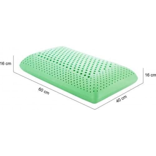 Rahatsan Air Channel Dolphin Visco Orthopedic Pillow Green
