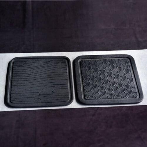 Tea Tray Simple Home Office Japanese-Style Coarse Pottery Kung Fu Tea Tray Tea Table Pot Tray Teapot Tray Chinese Tea Table