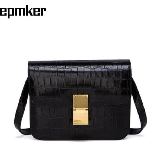 EPMKER Luxury Designer Handbags Brand Bags Fashionable Purses and Handbags Cute Flap Stone Shoulder Bags Mini Bags Little Bags