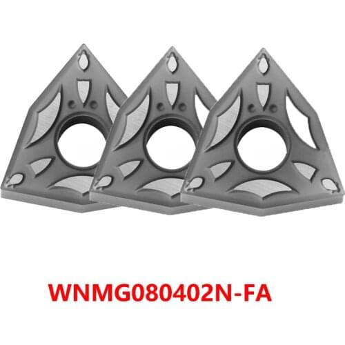 WNMG080402N-FA T2000Z T3000Z T1500A WNMG 080402 WNMG0804 Carbide Inserts Lathe Cutter Turning Tool CNC 100% Original CNC
