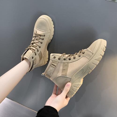 2021 New Autumn Women Ankle Boots Fashion Punk Motorcycle Boots Woman Casual Comfortable Motorcycle Shoes Female High Quality