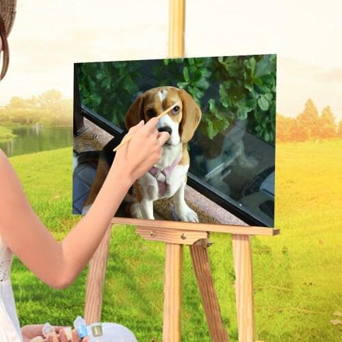 Animal Dog Beagle Coloring By Numbers Painting Package Acrylic Paints 40*50 Canvas Painting Wall Paintings Crafts Drawing