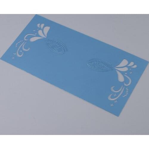 1 Set Reusable Face Painting Body Art Stencils Template Tool for Wedding, Parties,Festival Makeup