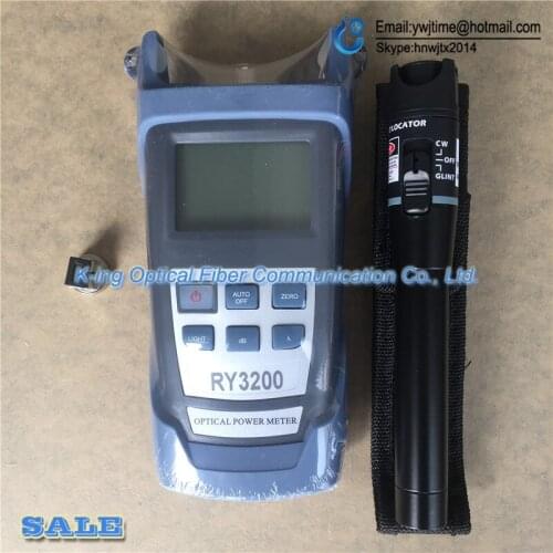2 In 1 Fiber Optic FTTH Tool 30KM Visual Fault Locator and RY3200A Optical Power Meter -70~+10dBm SC/FC RY3200 OPM
