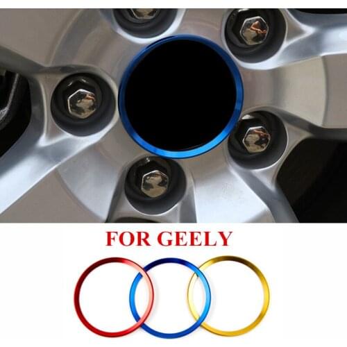 4X Car Styling Ring Wheel Hub Decoration Circle For Geely Binrui Car Wheel Cover Accessories