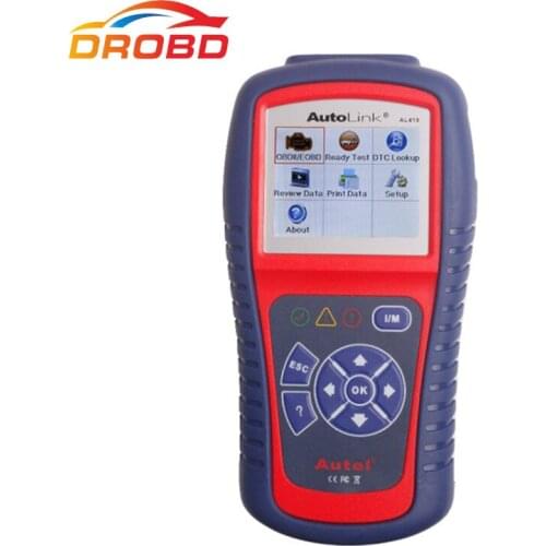 Original Autel AutoLink AL419 OBD2 OBD II Auto Diagnostic-Tool CAN Fault Code Reader Scanner Support Online Update