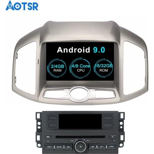 Aotsr Android 9.0 GPS navigation Car DVD Player For CHEVROLET CAPTIVA 2007 - 2012 multimedia 2 din radio recorder 4+32GB 2+16GB