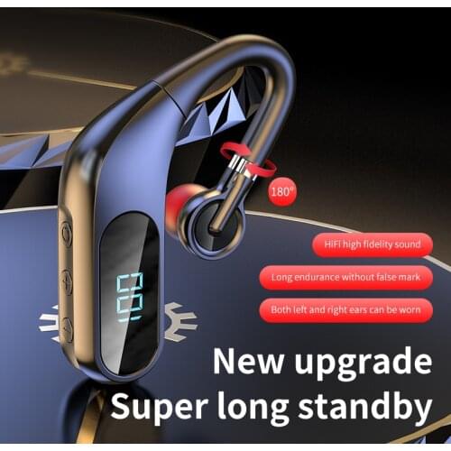 Wireless Bluetooth Earphones Stereo Business Earloop Headset With Mic handsfree Auriculares Bluetooth Headphones For Smartphone