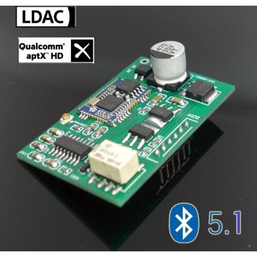 Bluetooth 5.1 qcc5125 amplifier decoding module analog input hard decoding aptx HD LDAC
