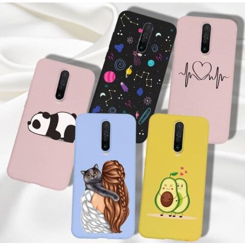 For Xiaomi Redmi K30 Case Silicone Matte Soft For Xiomi RedmiK30 Redmi K 30 K30i 5G Case Cover TPU Candy Bumper