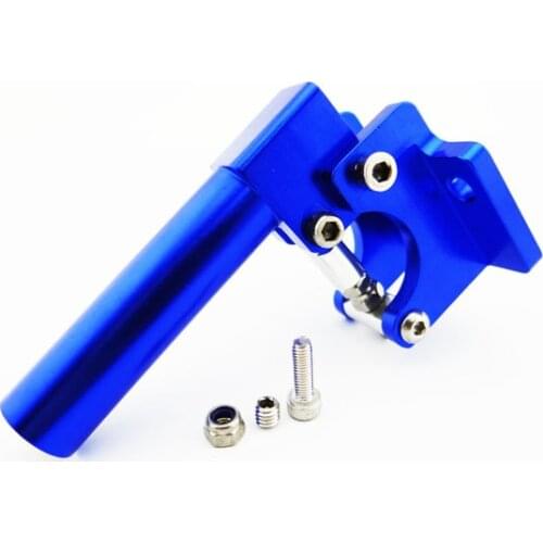 Adjustable aluminum stinger drive with ball bearing shaft support for the Traxxas Spartan Boat