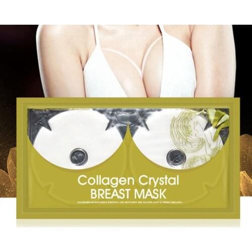 2Pcs/lot Crystal Collagen Breast Enlargement Mask Chest Plump Enhancer Pad Body Beauty Shaping Bust Firming Lifting Cream Patch