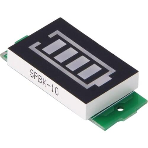 Single 3.7V Lithium Battery Capacity Indicator Module 4.2V Blue Display Tester