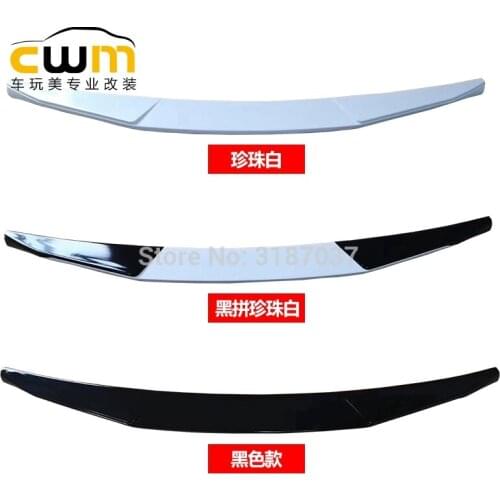 For Toyota Cruiser Prado FJ150 2010- 2018 ABS Plastic Unpainted Color Rear Roof Spoiler Wing Trunk Lip Boot Cover Car Styling