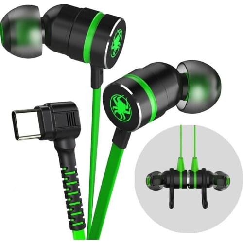 Wired Gaming Headphones Type C Earphones With Microphone Gaming Headset Gamer 3.5mm Wired Earphone for Smart Phone