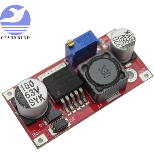 10pc CFsunbird DC-DC Converter 4.5-60V LM2596HV Adjustable Step-Down Buck Power Supply Module