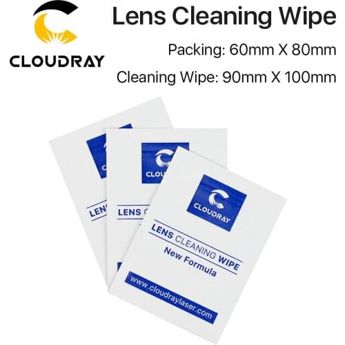 Lens Cleaning Wipes for 10.6um CO2 and 1064nm Fiber Laser Lenses mirror 10 Pcs Pack