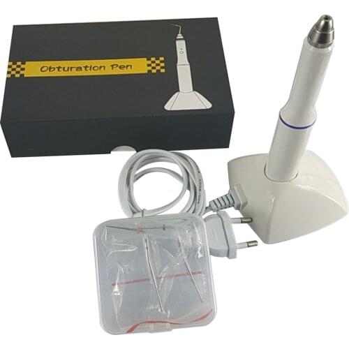 Dental Root Canal Filling Machine Gutta Percha Obturation System Endo Heated Pen Cordless Wireless 2Tips White 110V 220V