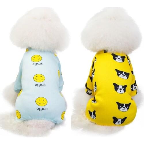 Warm Dog Clothes Bulldog Winter Dog Coat Jacket Four Legs Pet Jumpsuit Thicken Puppy Dogs Costume Leisure Pet Dogs Hoodie Shirt