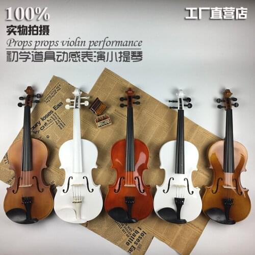 Adult Beginner 4/4 Practice Basswood Five-color Optional Violin