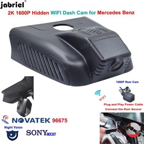For Mercedes Benz B Class w247 GLB x247 B180 B200 for Mercedes GLB 180 180d 200 2K Car DVR 1600P WIFI Dash Cam Video Recorder