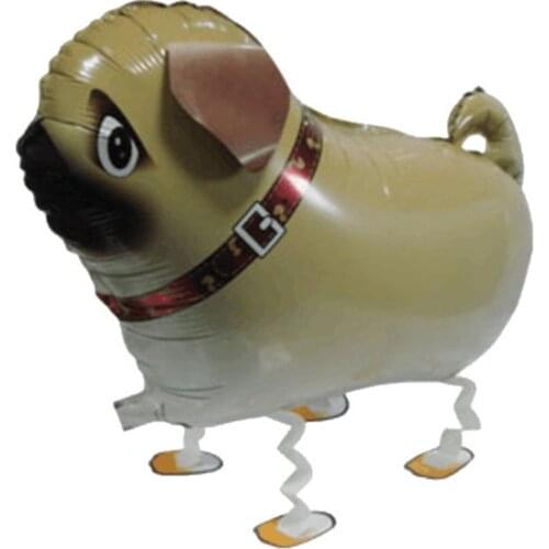 Pug Foil Balloons Digit Helium Dog Animal Shape Ballons Children Birthday Wedding Party Decorations Inflatable Air Baloons Toys