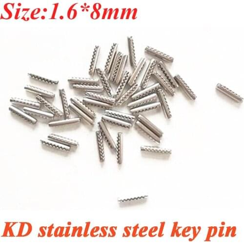 1.6mmX8mm Universal stainless steel Car key pin Folding remote control key pin Car Key Accessoreis pin for flip folding key