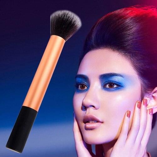1pcs Plastic Handle Makeup Brushes for Face Foundation Powder Eyeshadow Eye Blending Cosmetic soft fur Makeup Brush Tool