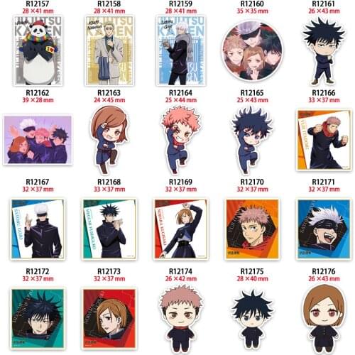 10pcs Japan Comic Planar Resin Cartoon Character Acrylic Charms Cabochon Printed for Keychain