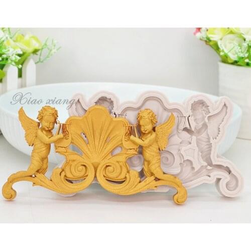 3D Angel Shaped Cake Decoration Mold Chocolate Candy Baking Tools Silicone Cake Molds For Baking Kitchen Pastry Tools M1920