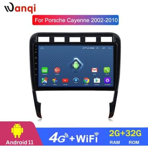 4G Lte All Netcom Android 8.0 2+32G for Porsche Cayenne 2002-2010 Stereo Multimedia Player 9 inch Car GPS Navigation No dvd