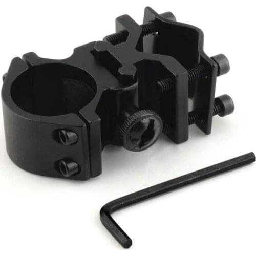 Promotions Hunting Rifle Optical Sight Bracket Holder Support Scope Mount Ring Flashlight Clip 25.4mm Ring Weaver Rail