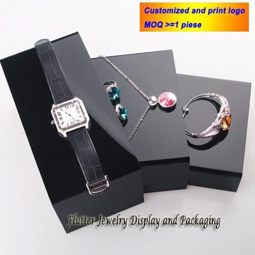 Acrylic Jewelry Display Stand Watch Holder Necklace Showing Desktop Bracelet Display Rack Showcase 3mm Thickness